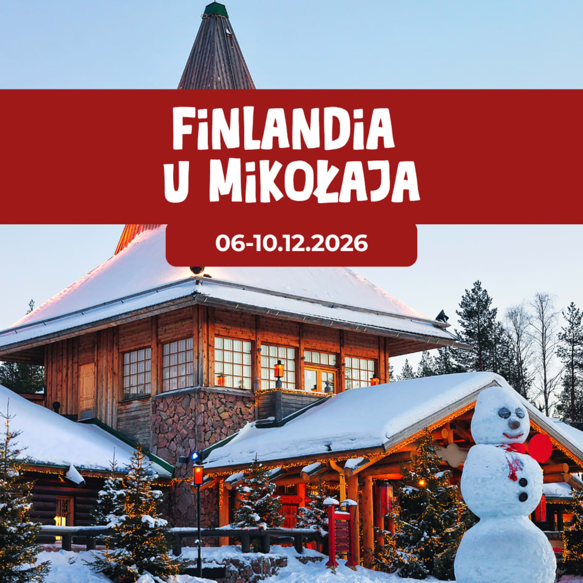 Finlandia – Laponia, dom Świętego Mikołaja