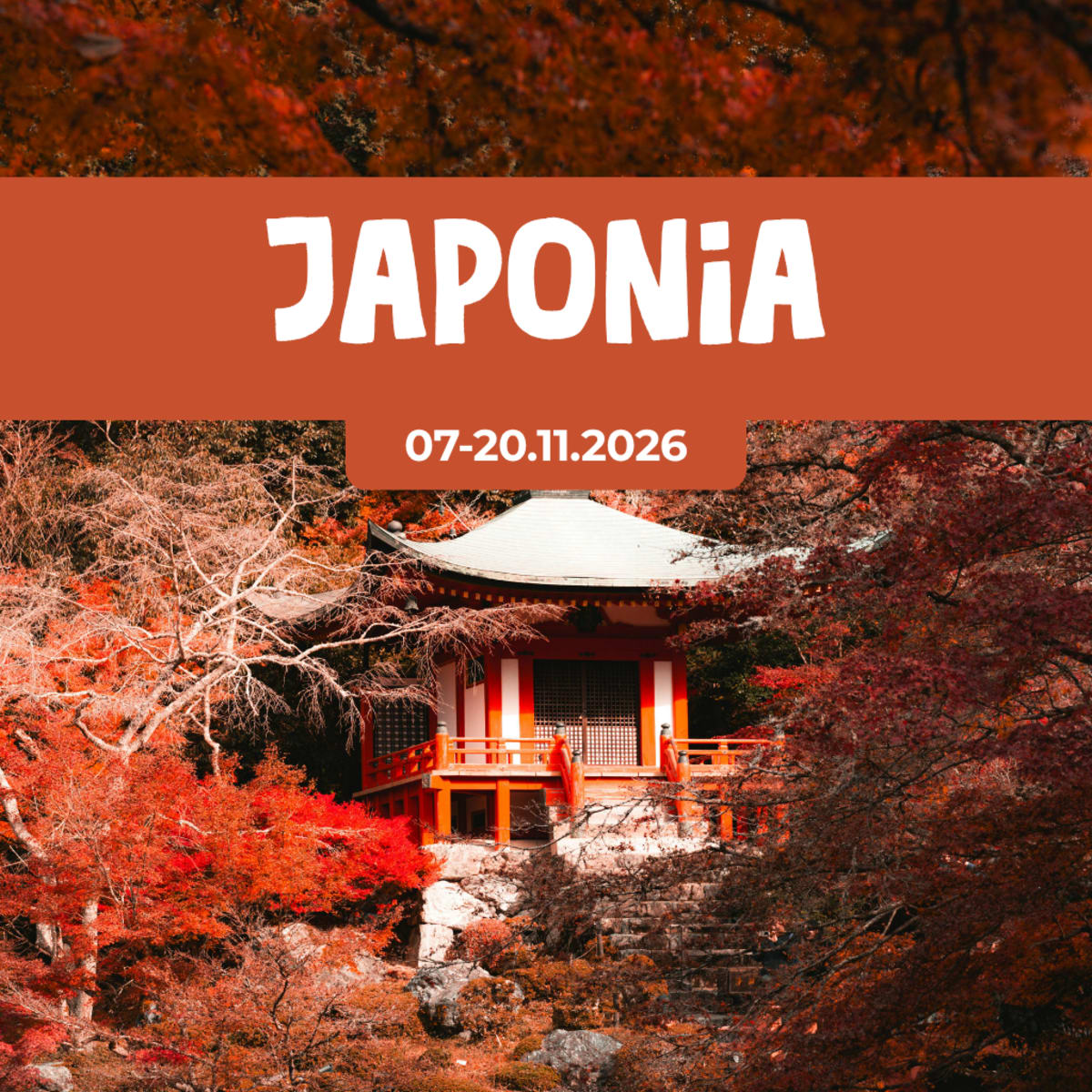 Japonia jesienią – od Tokio po górę Fuji