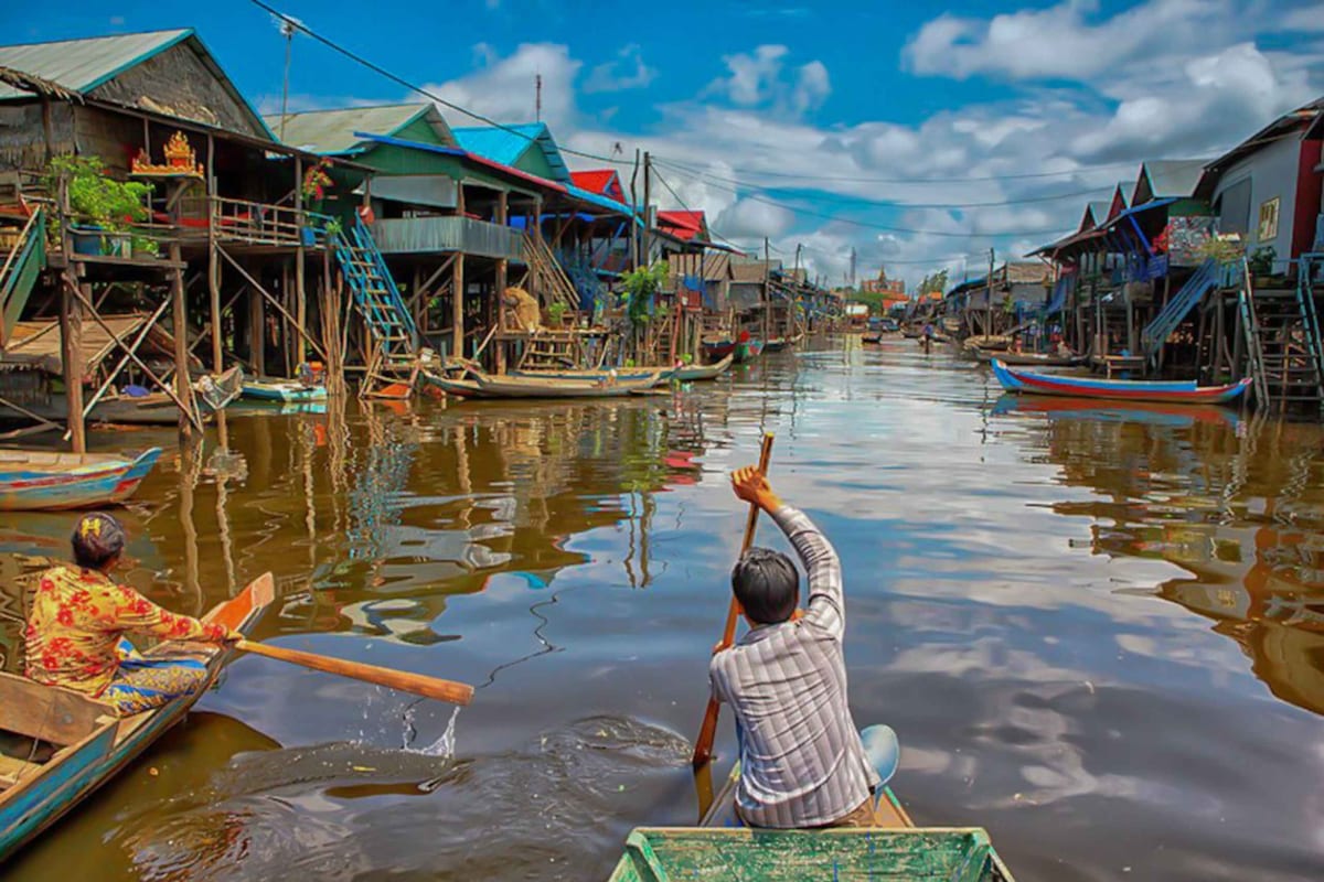Kampong Phluk Floating Village, Tonle Sap Lake & Mangrove Forest