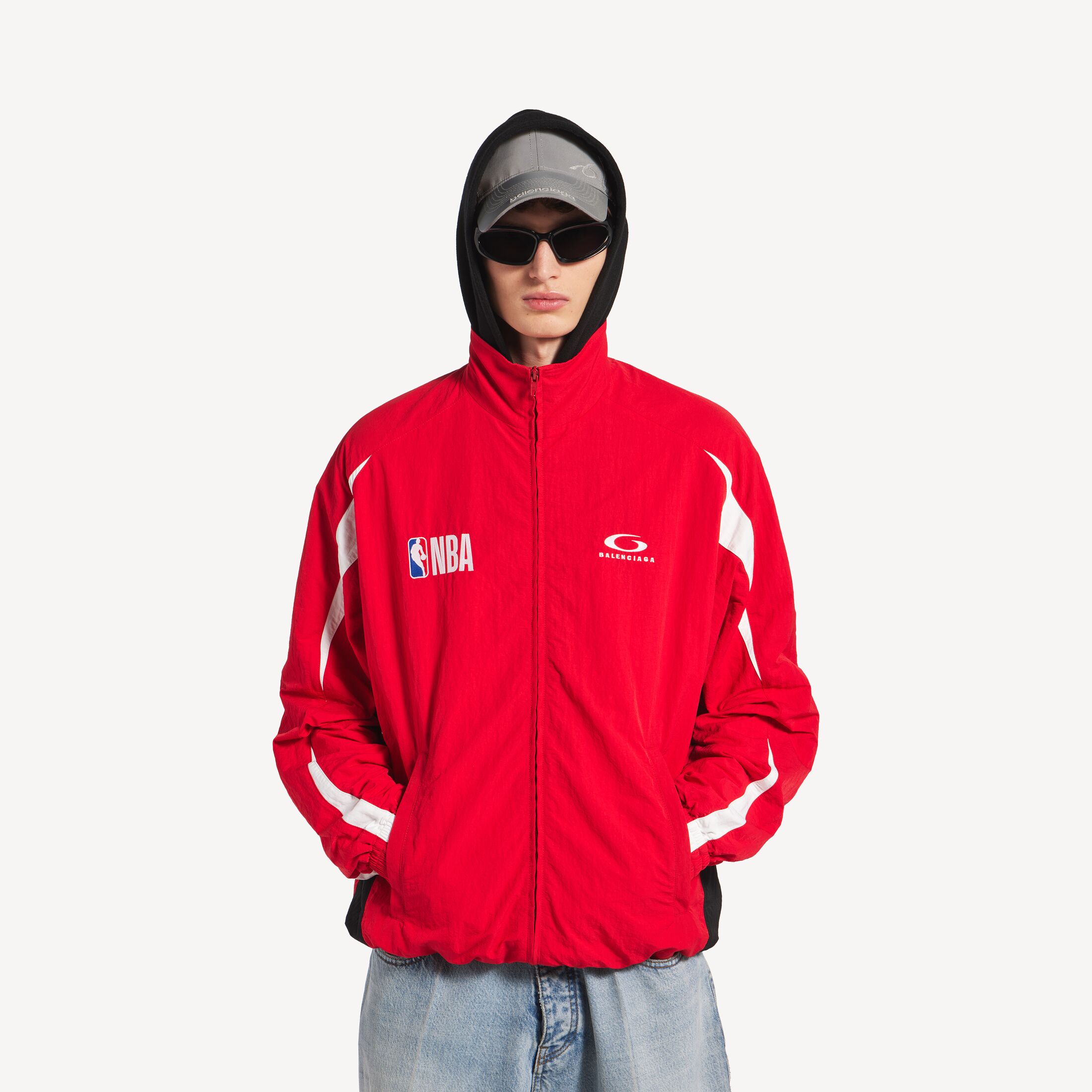 Front Zoom Red Tracksuit