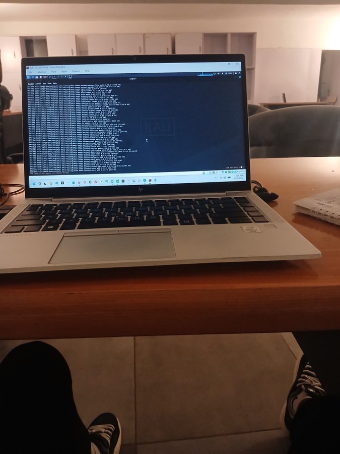 Laptop screen showing active development