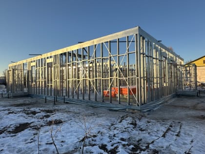 Строительство нового Дома культуры в Серге