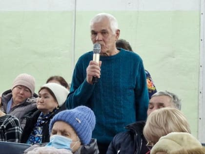 Состоялось собрание граждан в селе Бырма