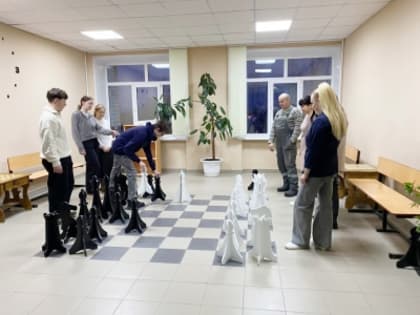 Шахматный уголок появился в колледже