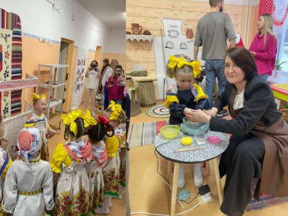 В детском саду №67 открылась гончарная мастерская