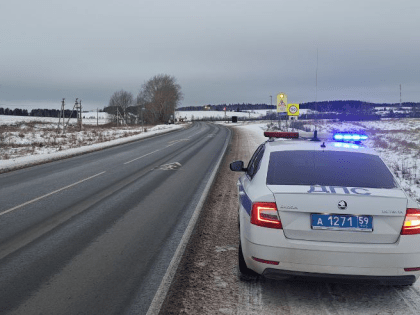 На 2-ом подъезде к г. Кунгуру совершен наезд на несовершеннолетнего пешехода   
