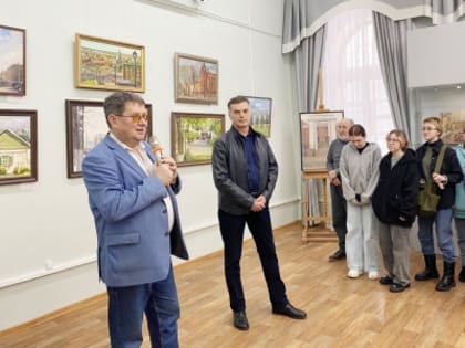 Живописец, влюблённый в Кунгур, вновь демонстрирует свои работы в Художественном музее