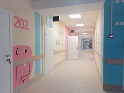 В Краснотурьинске завершается капитальный ремонт детской поликлиники