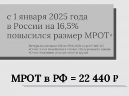 МРОТ вырос