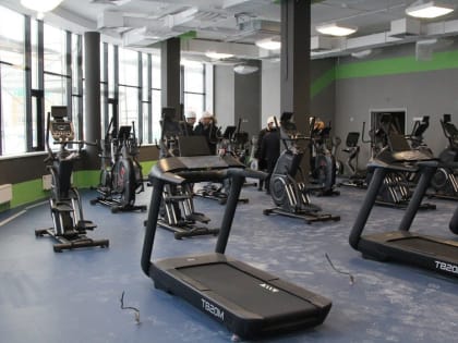 В будущем Центре бокса устанавливают тренажеры и другое спортивное оборудование