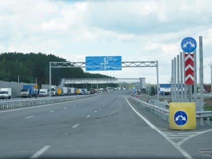 Ограничение движения на Пермском тракте