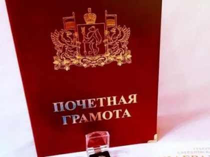 Воспитателя среднеуральского детсада наградили губернаторской грамотой