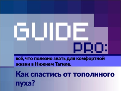 Guide PRO. Как спастись от тополиного пуха? 