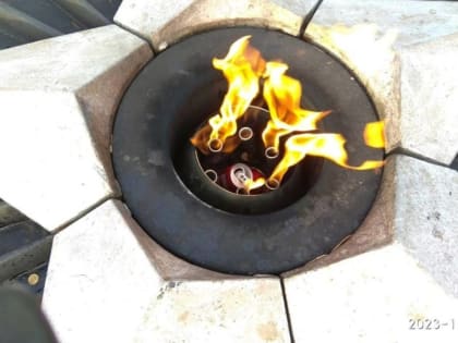 В парке Победы Берёзовского вандалы закидали Вечный огонь алюминиевыми банками