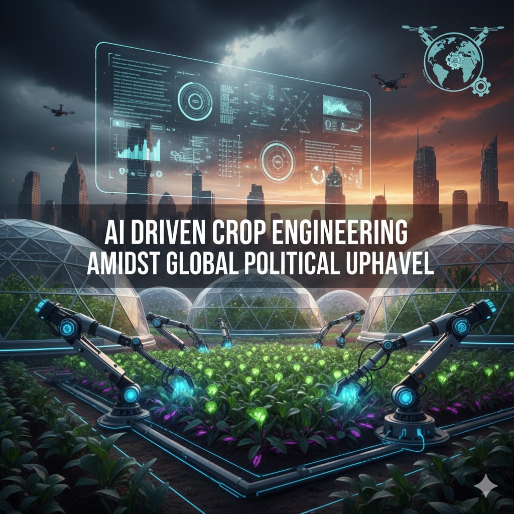 AI-Driven Crop Engineering Amid Global Political Upheaval