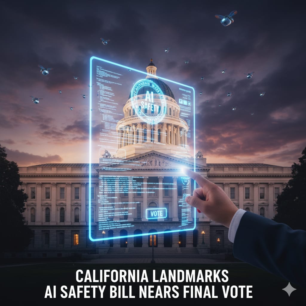 California’s Landmark AI Safety Bill Nears Final Vote, Pioneering Responsible AI Governance
