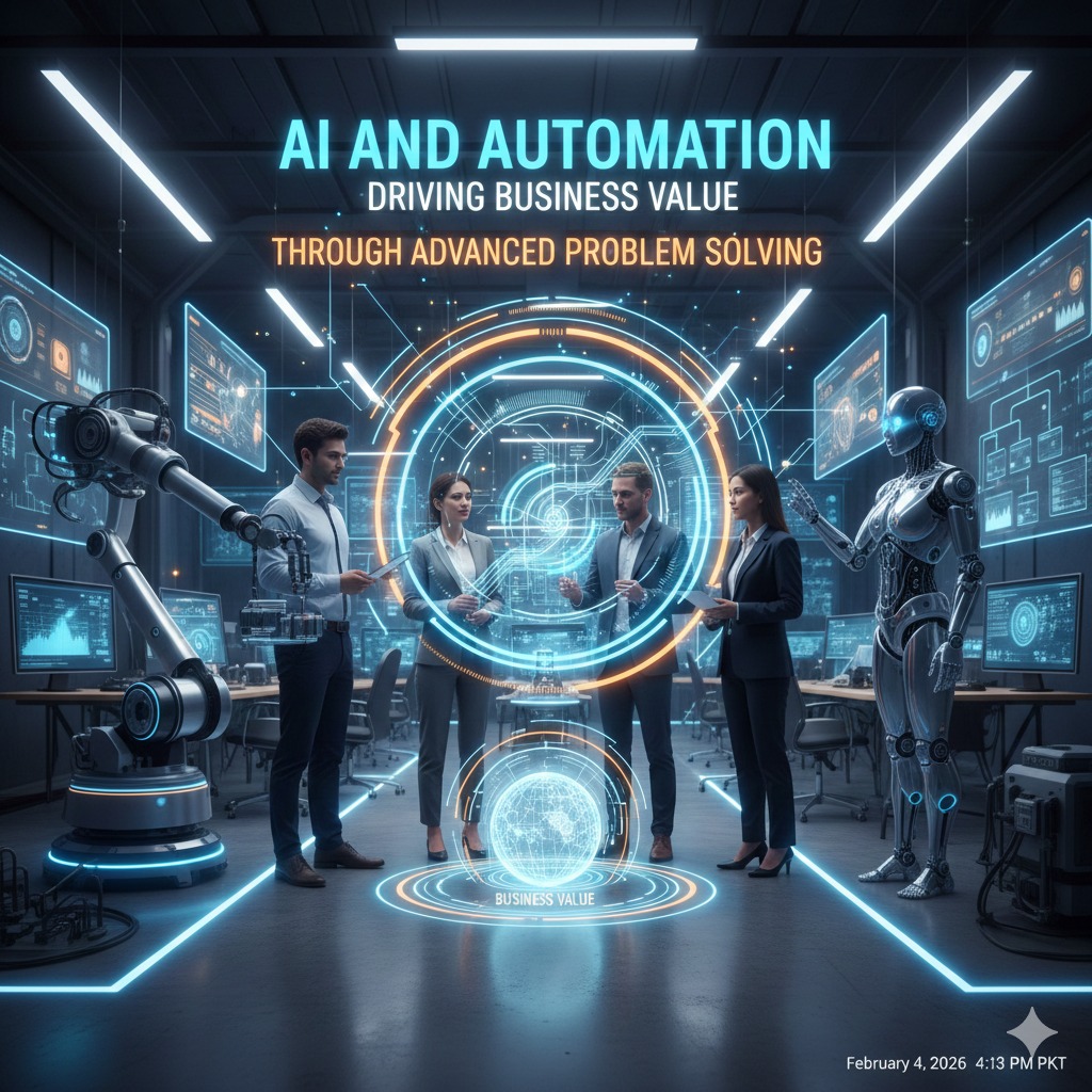 AI and Automation Driving Business Value through Advanced Problem Solving