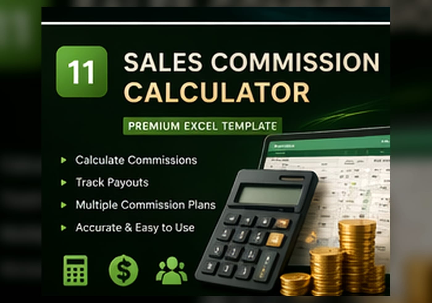 Sales Commission Calculator Excel Template