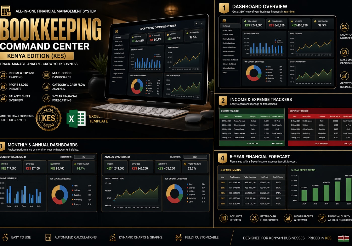Bookkeeping Command Center — Kenya Edition