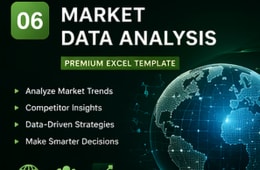 Market Data Analysis Excel Template preview 1