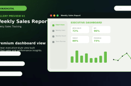 Weekly Sales Report Excel Template preview 2