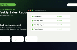 Weekly Sales Report Excel Template preview 4