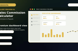 Sales Commission Calculator Excel Template preview 2