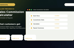 Sales Commission Calculator Excel Template preview 4
