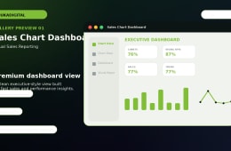 Sales Chart Dashboard Excel Template preview 2