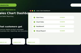 Sales Chart Dashboard Excel Template preview 4