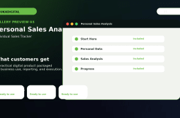 Personal Sales Analysis Excel Template preview 4