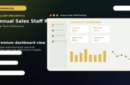 Annual Sales Staff Ranking Excel Template preview 2