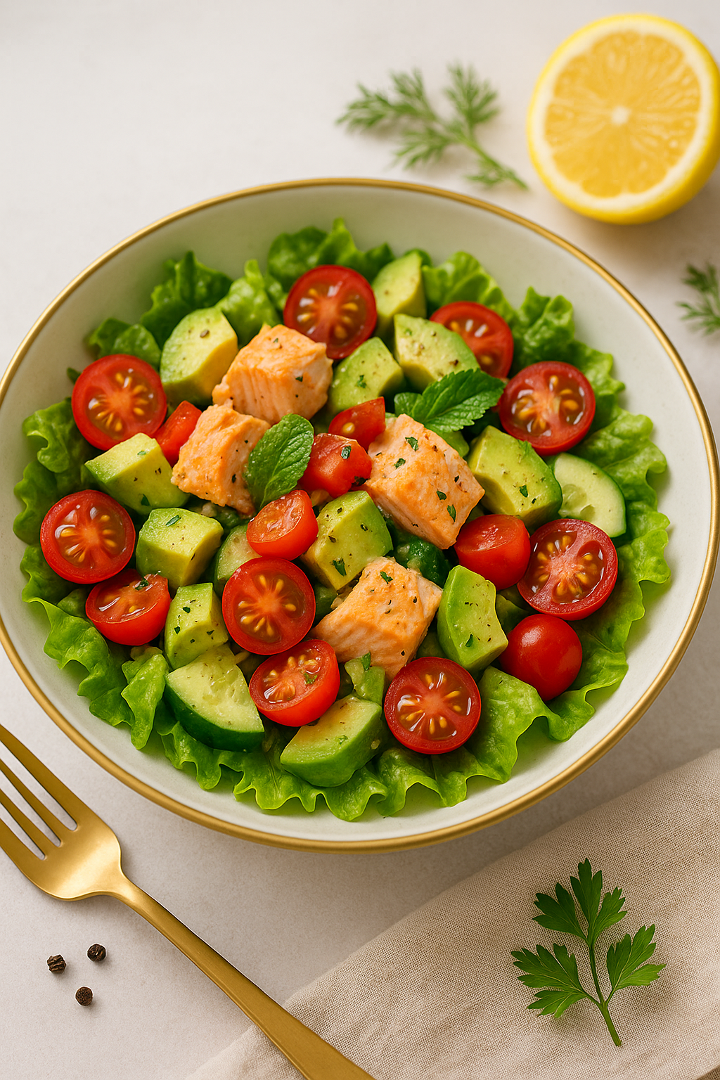 Zalm & Avocado Salade