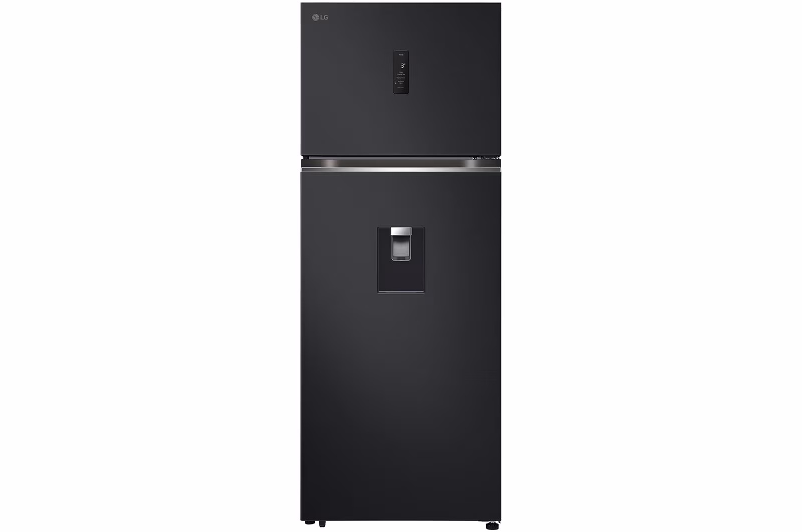 LG GN-F452PQAK 493L Top Freezer, Essence Matt Black