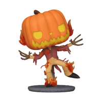 Jack Skellington dressed as the Pumpkin King from Tim Burton's The Nightmare Before Christmas Funko Pop