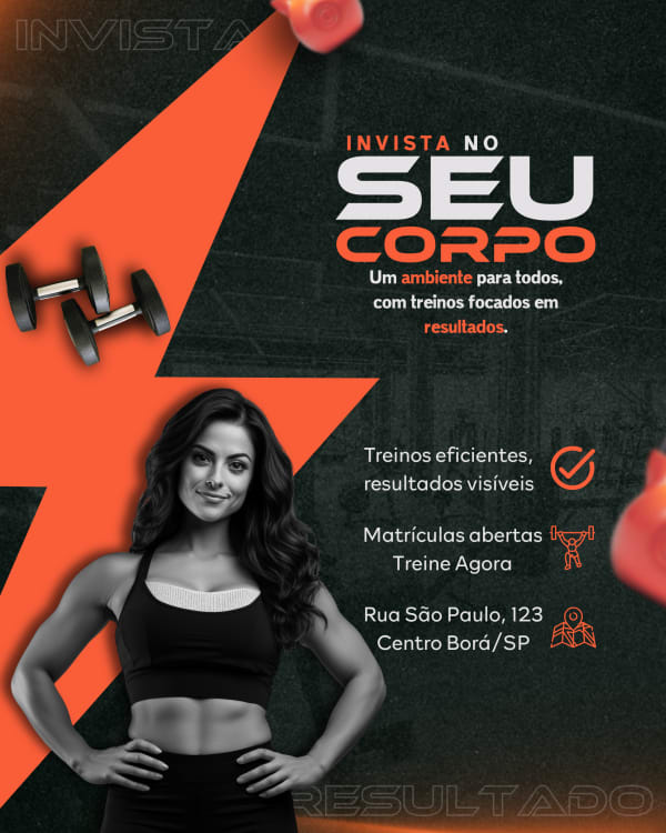 Campanha Fitness — Invista no Seu Corpo