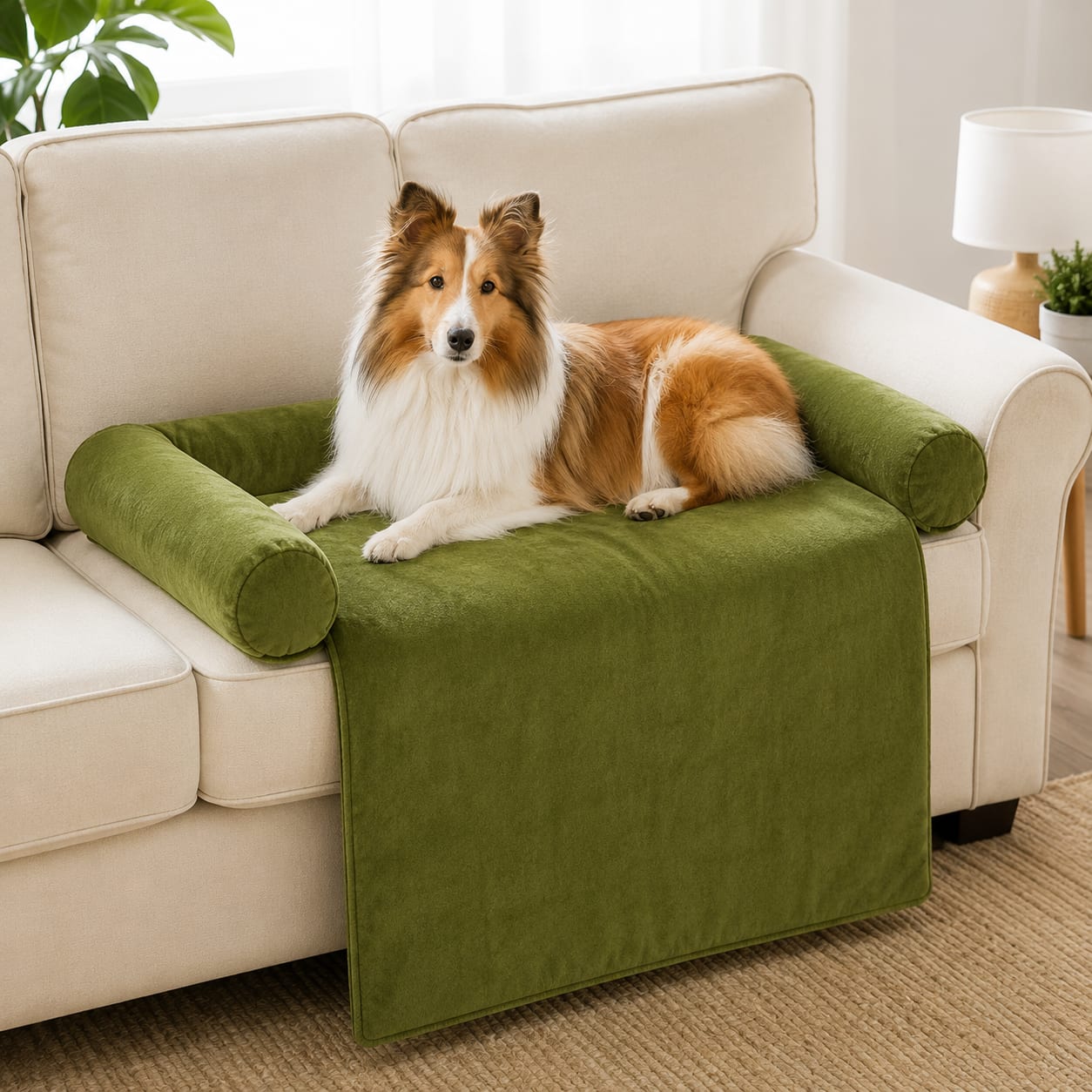 VelvetNest Waterproof Sofa Pet Lounger