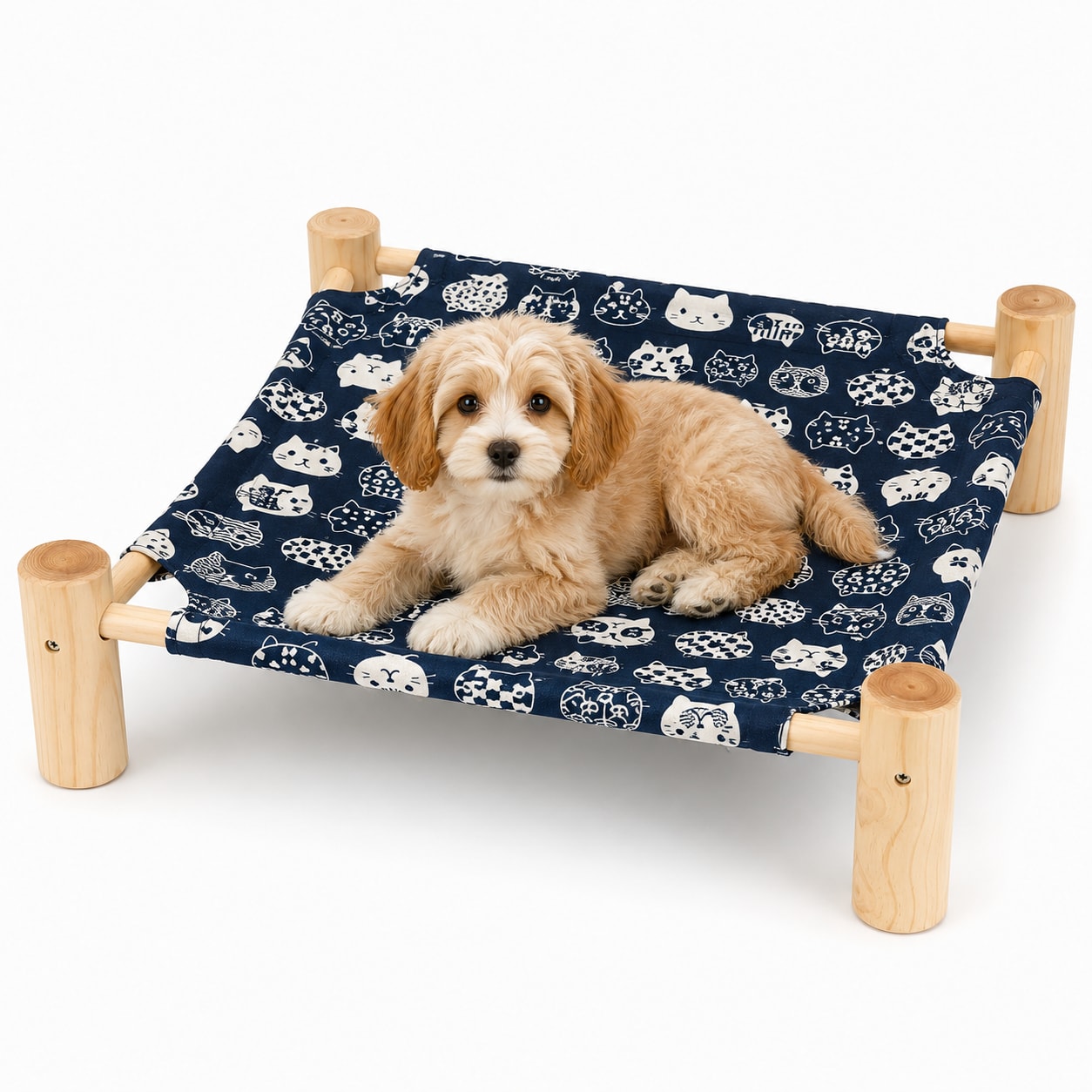 MidnightPaws Elevated Pet Hammock Bed