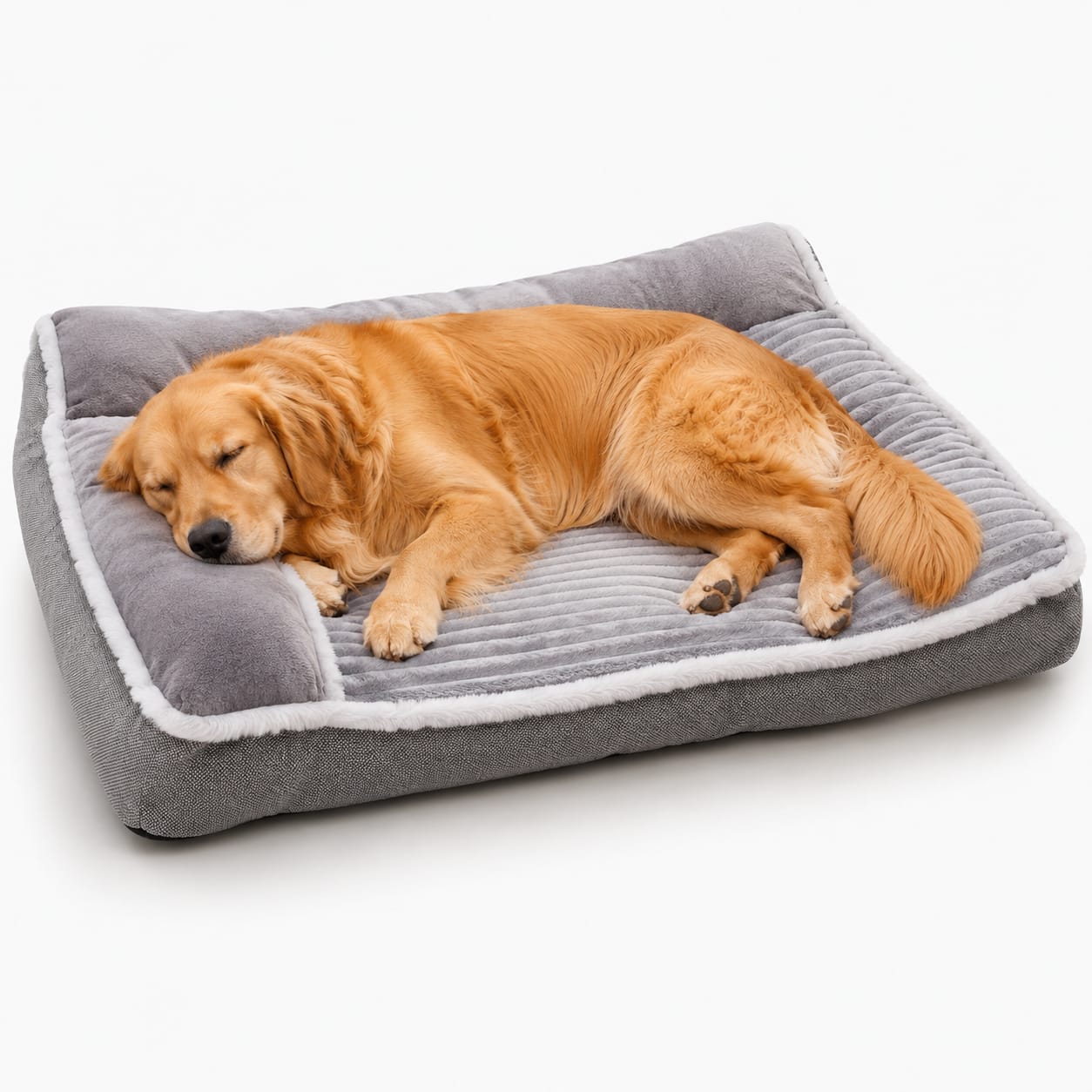 DreamNest Plush Pillow Dog Bed
