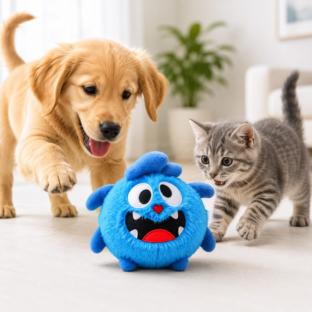 Zoomie Monster Interactive Bounce Toy