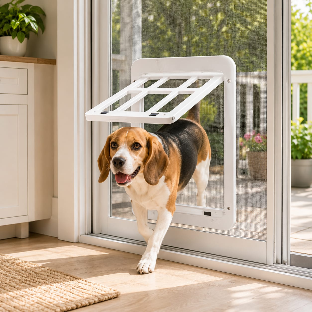 EasyPass Magnetic Pet Screen Door