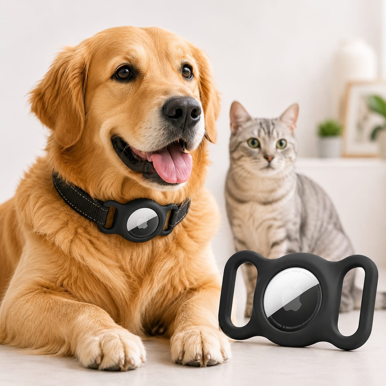 SecureTag Silicone Pet AirTag Holder