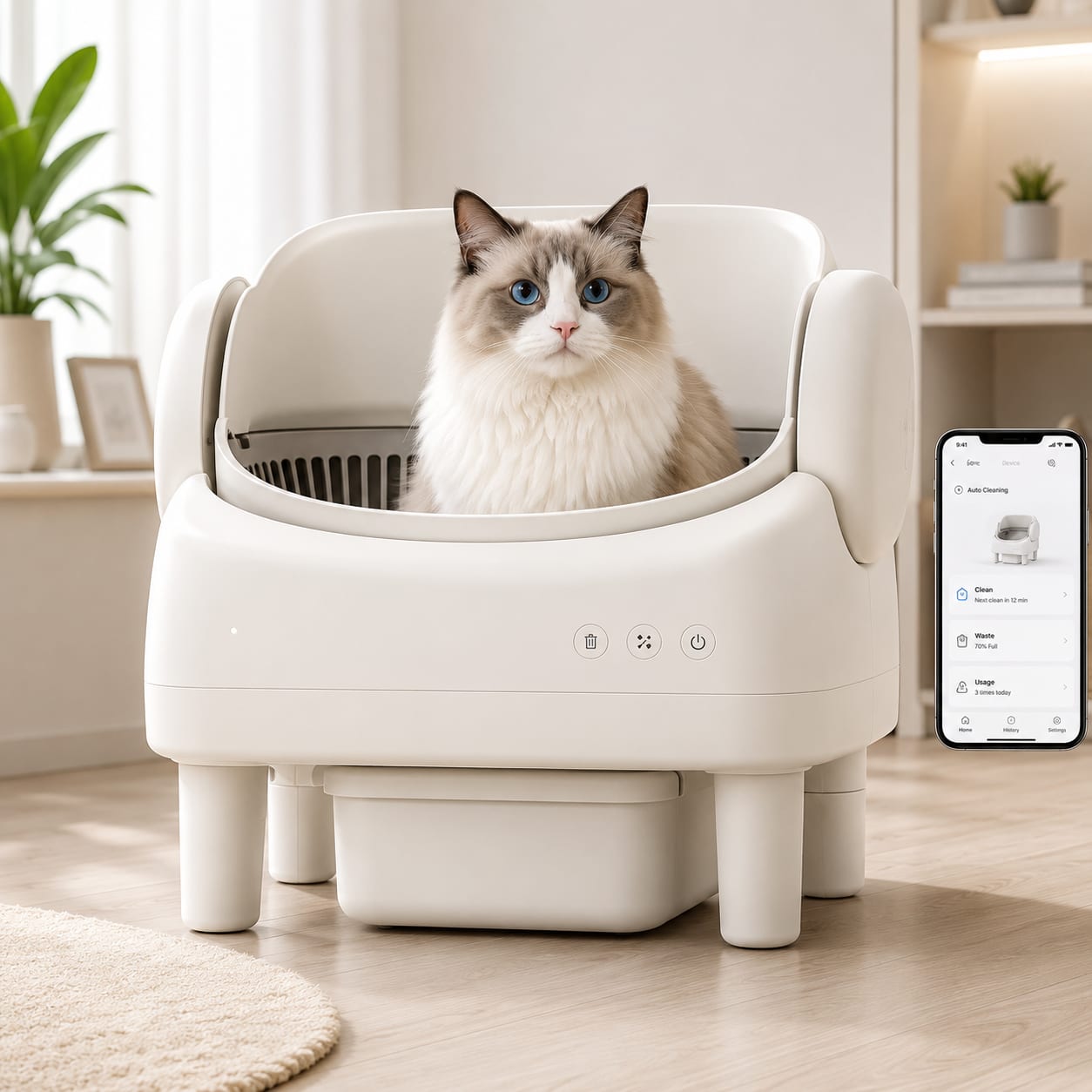 PurePaws Smart Automatic Litter Station