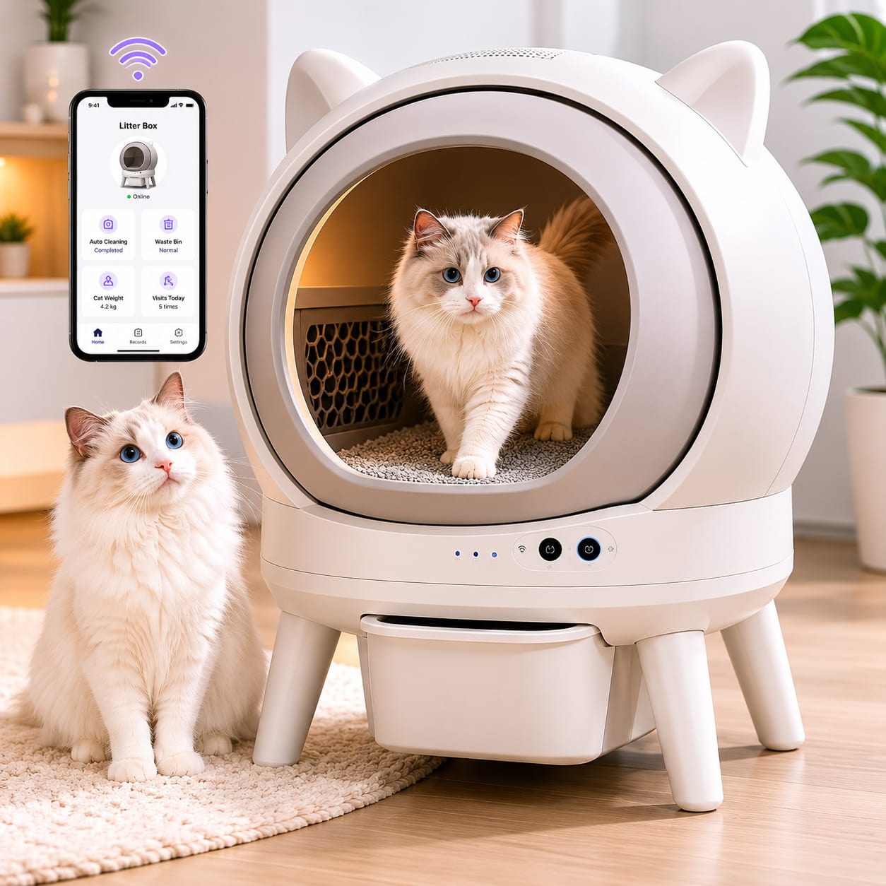 SmartPaws Self-Cleaning Litter Robot