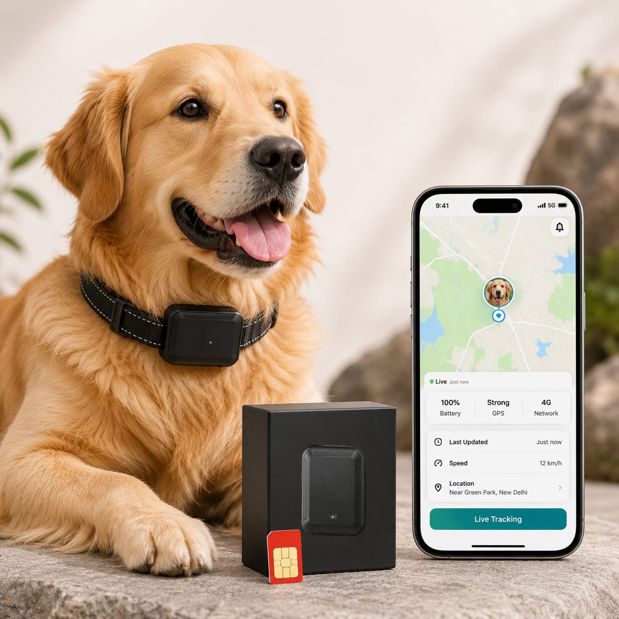 RoverLink 4G Pet GPS Tracker