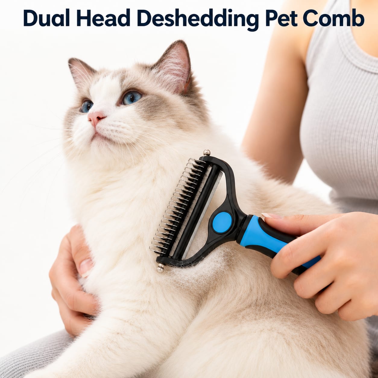 Dual Head Deshedding Pet Comb