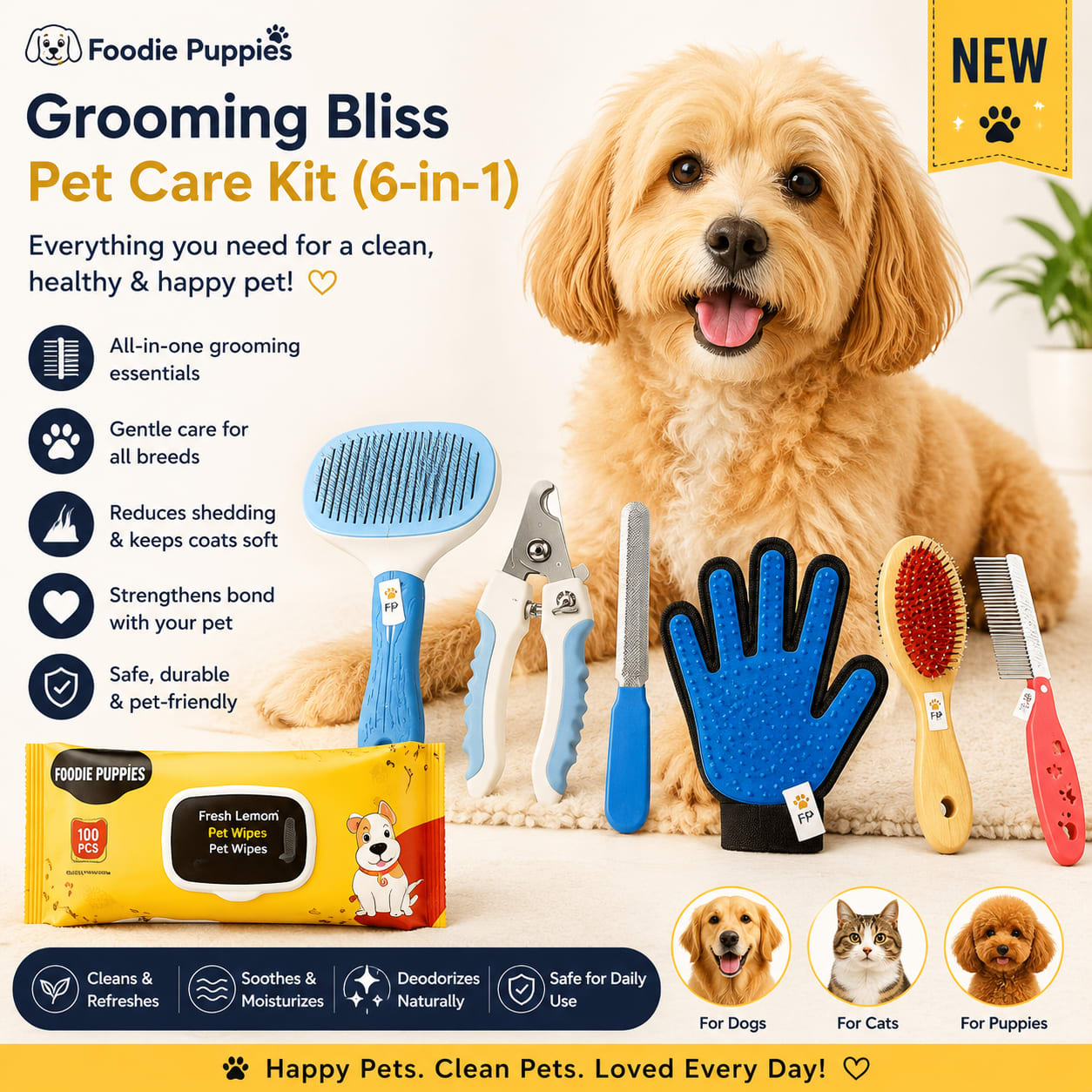 Grooming Bliss Pet Care Kit