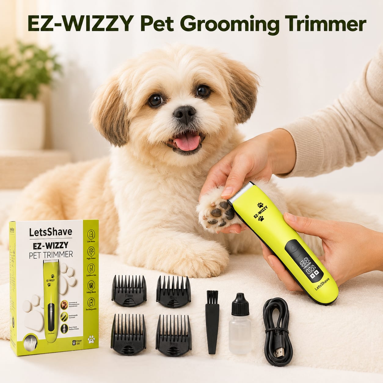 EZ-WIZZY Pet Grooming Trimmer