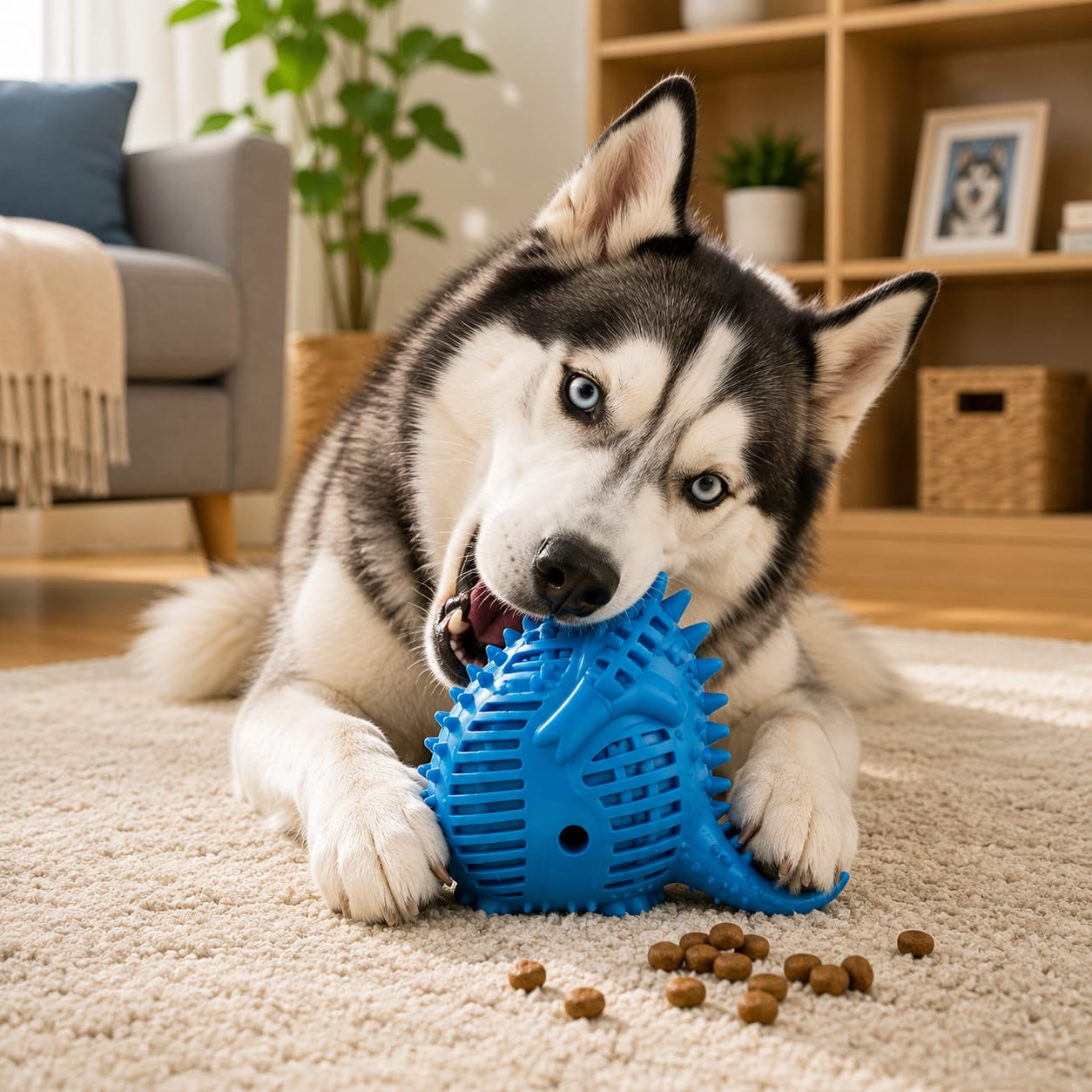 Foodie Puppies Blue Dragon Chew Toy