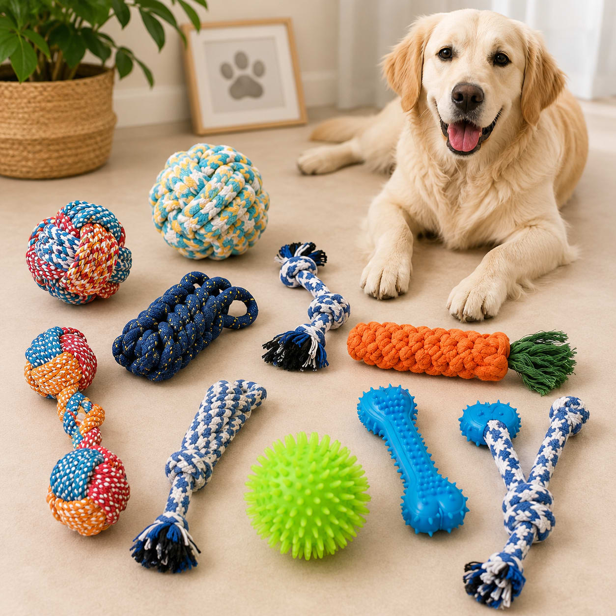Dog Rope Chew Toys Combo Pack
